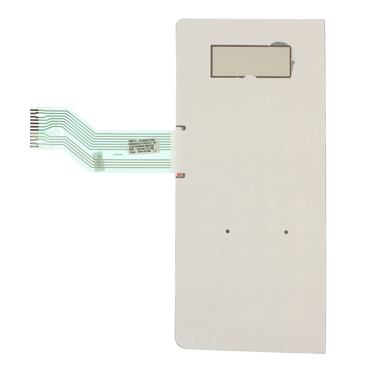 WG02F07238 - Genuine OEM GE Microwave Control Panel Assembly, Stainless